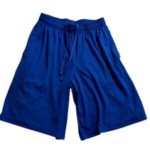 Under Armour Teen Mens Small Royal Blue Dri-Fit Activewear Basketball Shorts